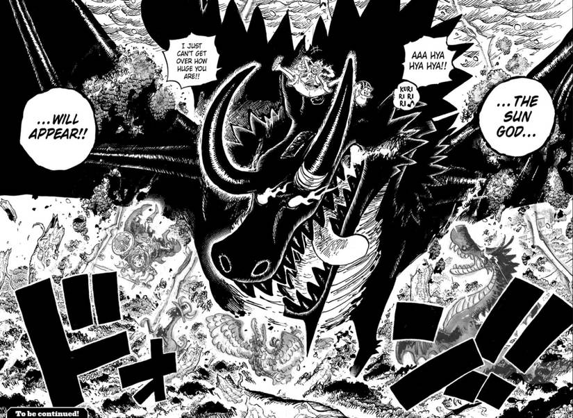 Transformation du fruit du démon de Loki dans le manga One Piece