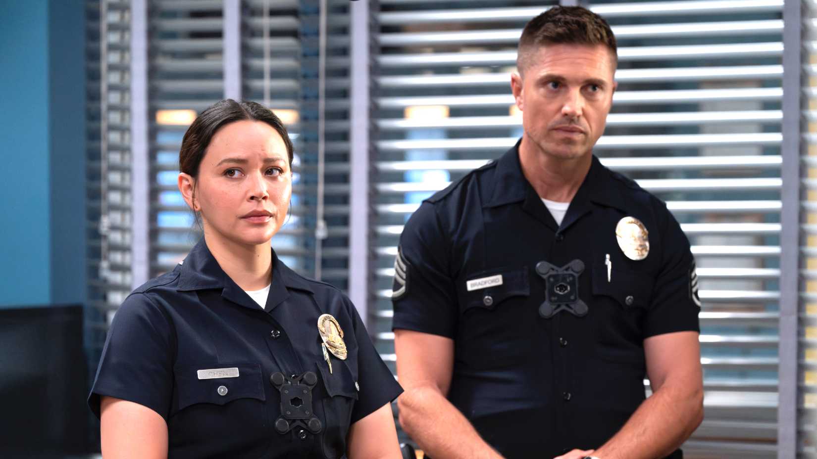 Lucy and Tim on The Rookie