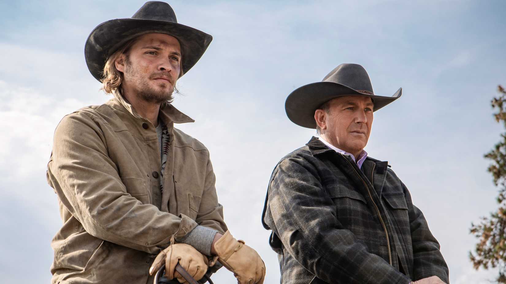 10 Western TV Shows Everyone Should Watch At Least Once 8 Luke Grimes and Kevin Costner as Kayce and John Dutton in Yellowstone