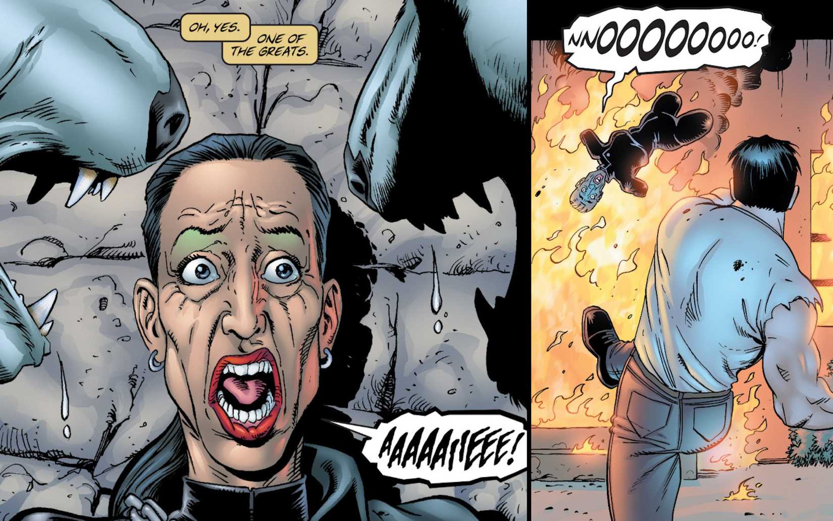 Ma Gnucci enfrentando o destino brutal nos quadrinhos do Punisher