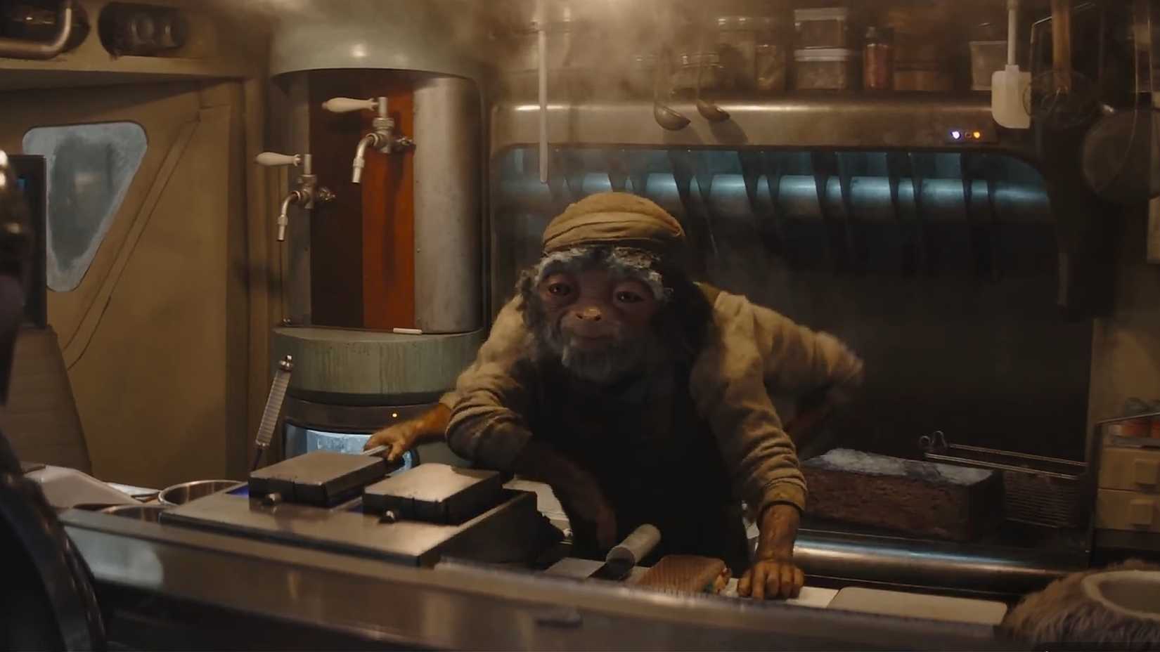 Martin Scorsese as an alien in The Mandalorian and Grogu