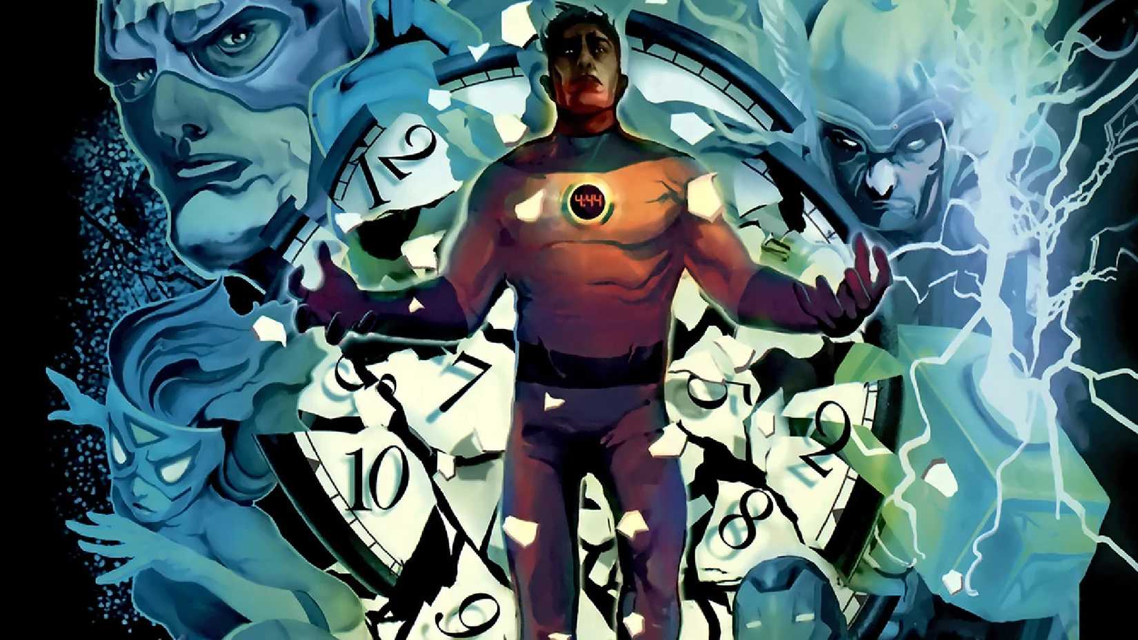 герой Marvel Флакс рядом с "Мстителями"