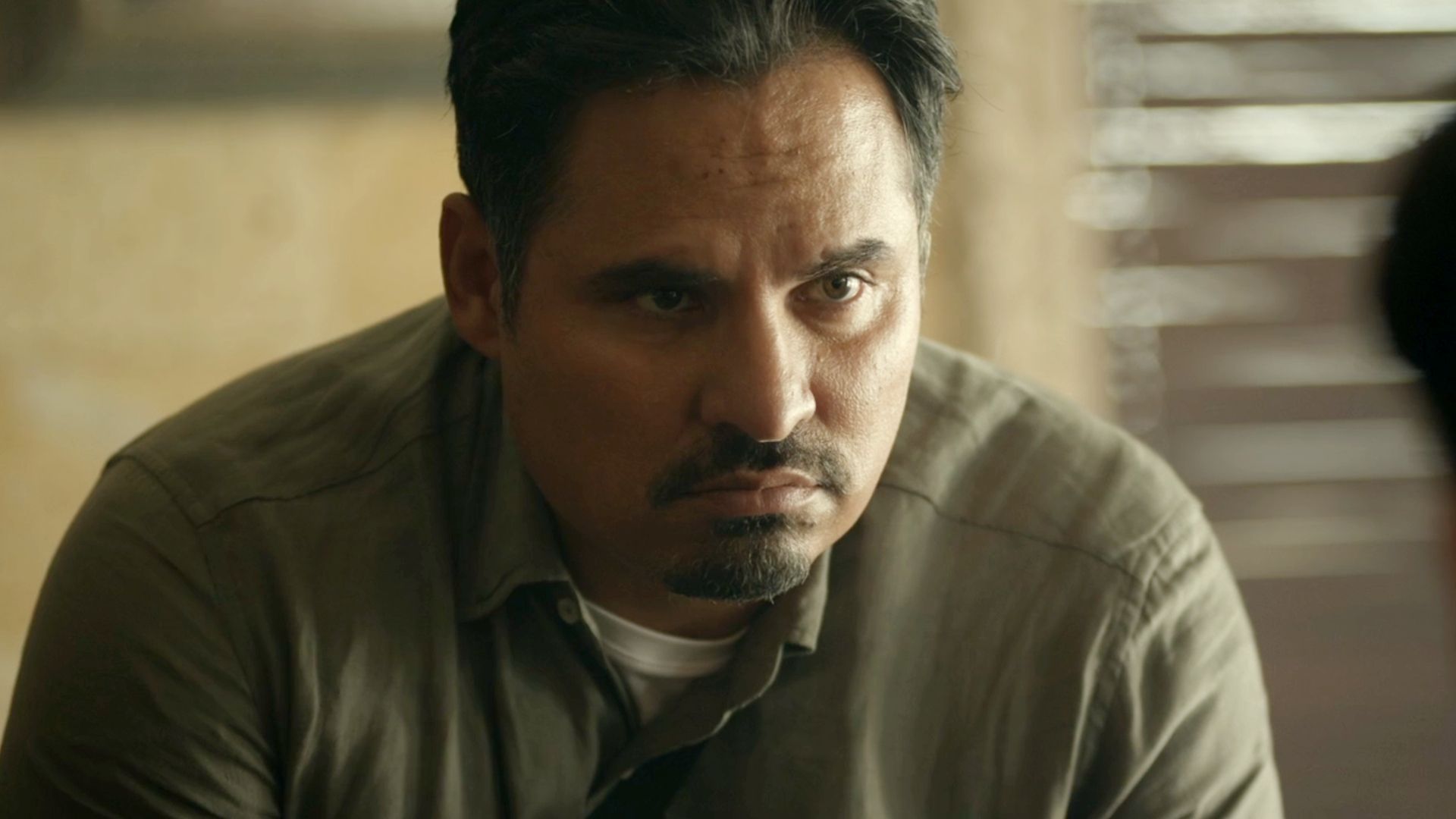 Michael Pena staring intensely in Jack Ryan.