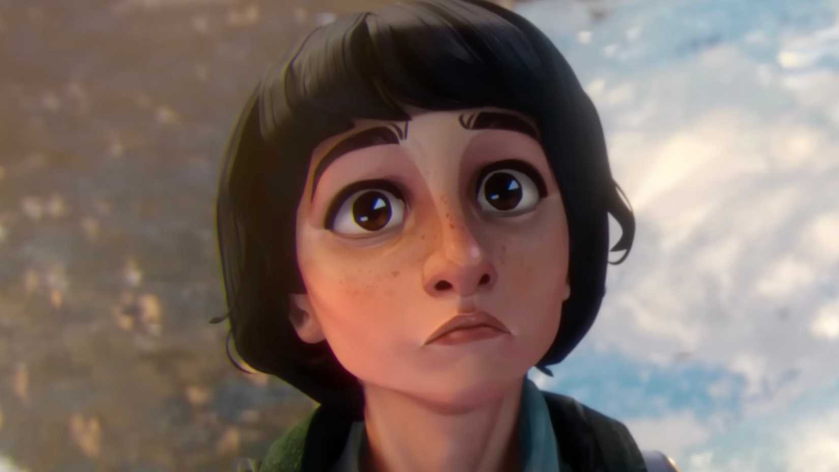 Mike preocupado no trailer de Stranger Things Tales from '85