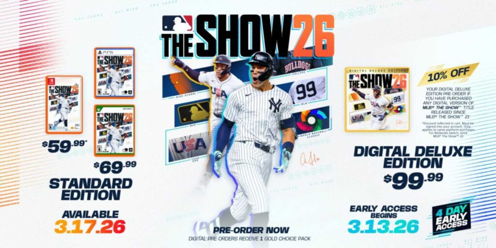 MLB The Show 26 - Release Date, Early Access, Preorders, & Editions