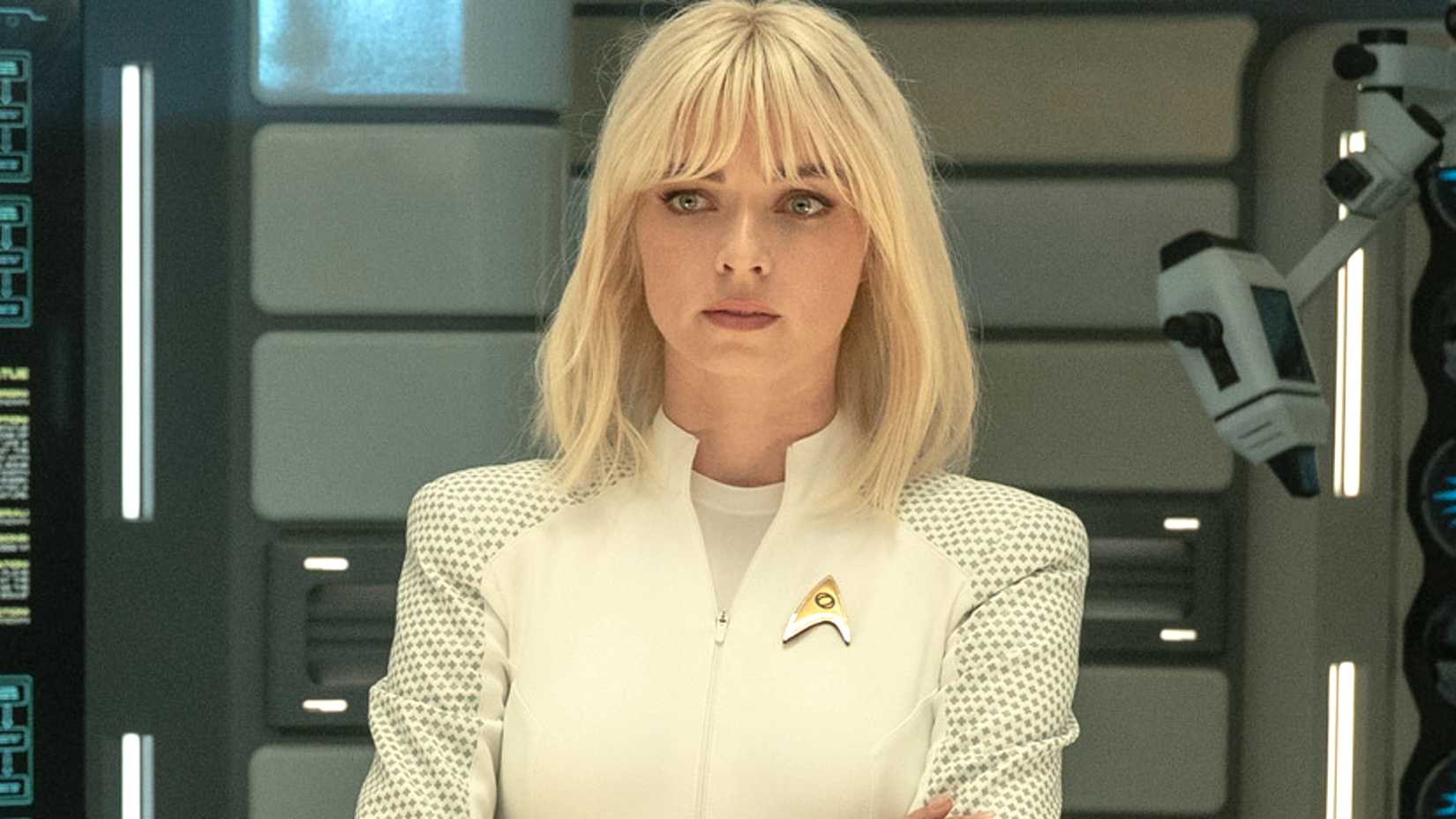 NUrse Chapel serious in Strange New Worlds