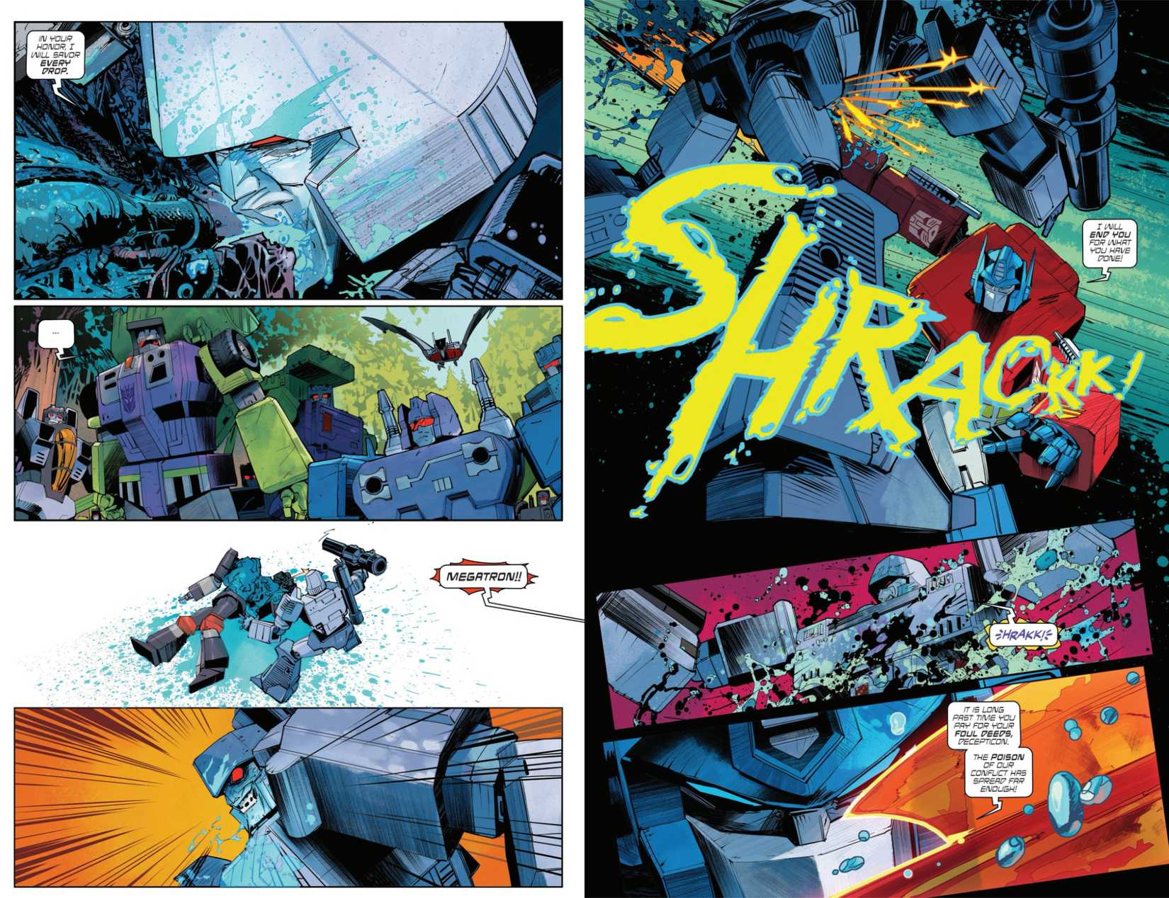 Optimus Prime Attack Megatron in Transformers #29