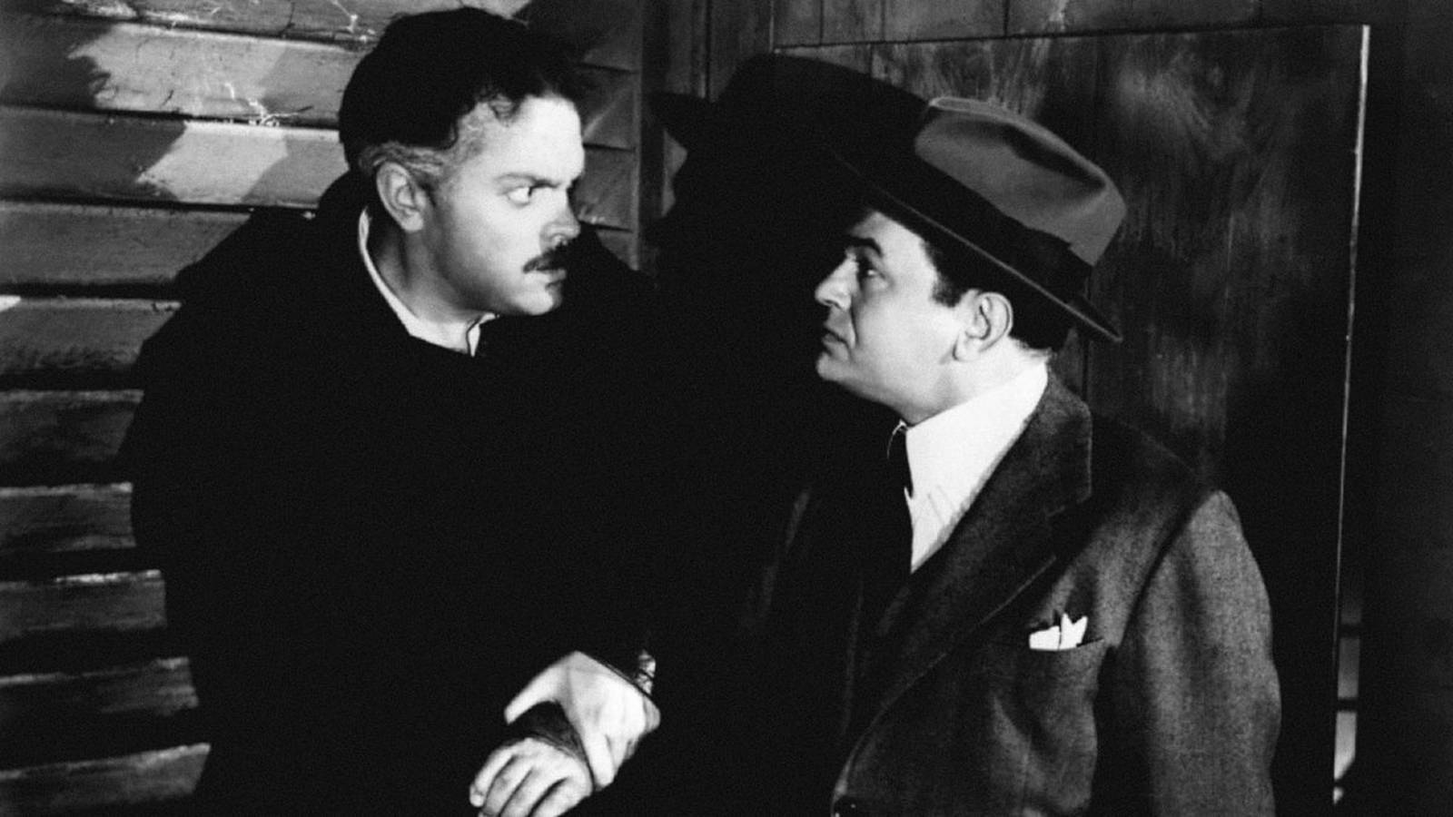 Orson Welles and Edward G. Robinson in The Stranger