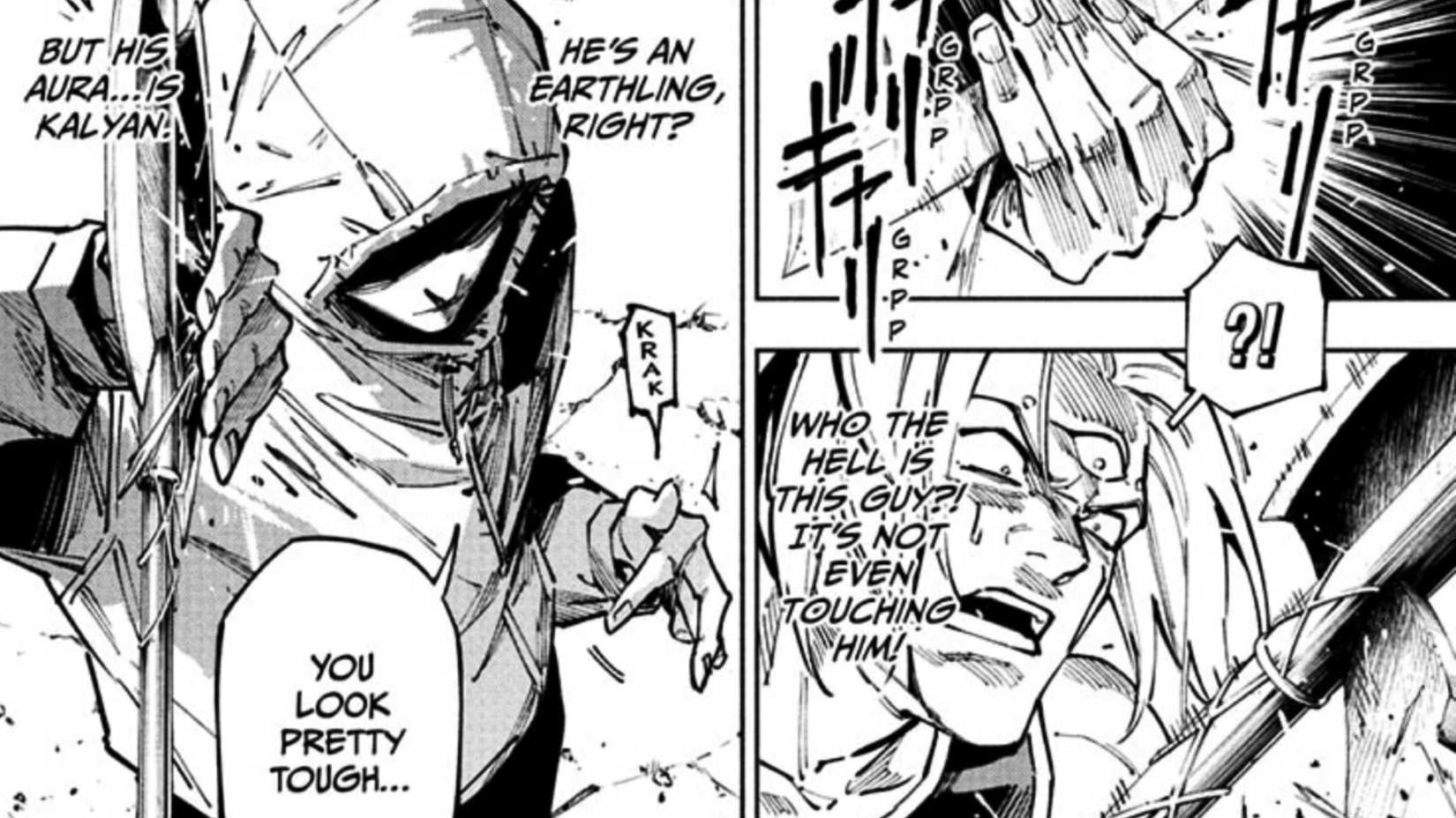 Osuki greift Yuji im Jujutsu Kaisen Modulo an