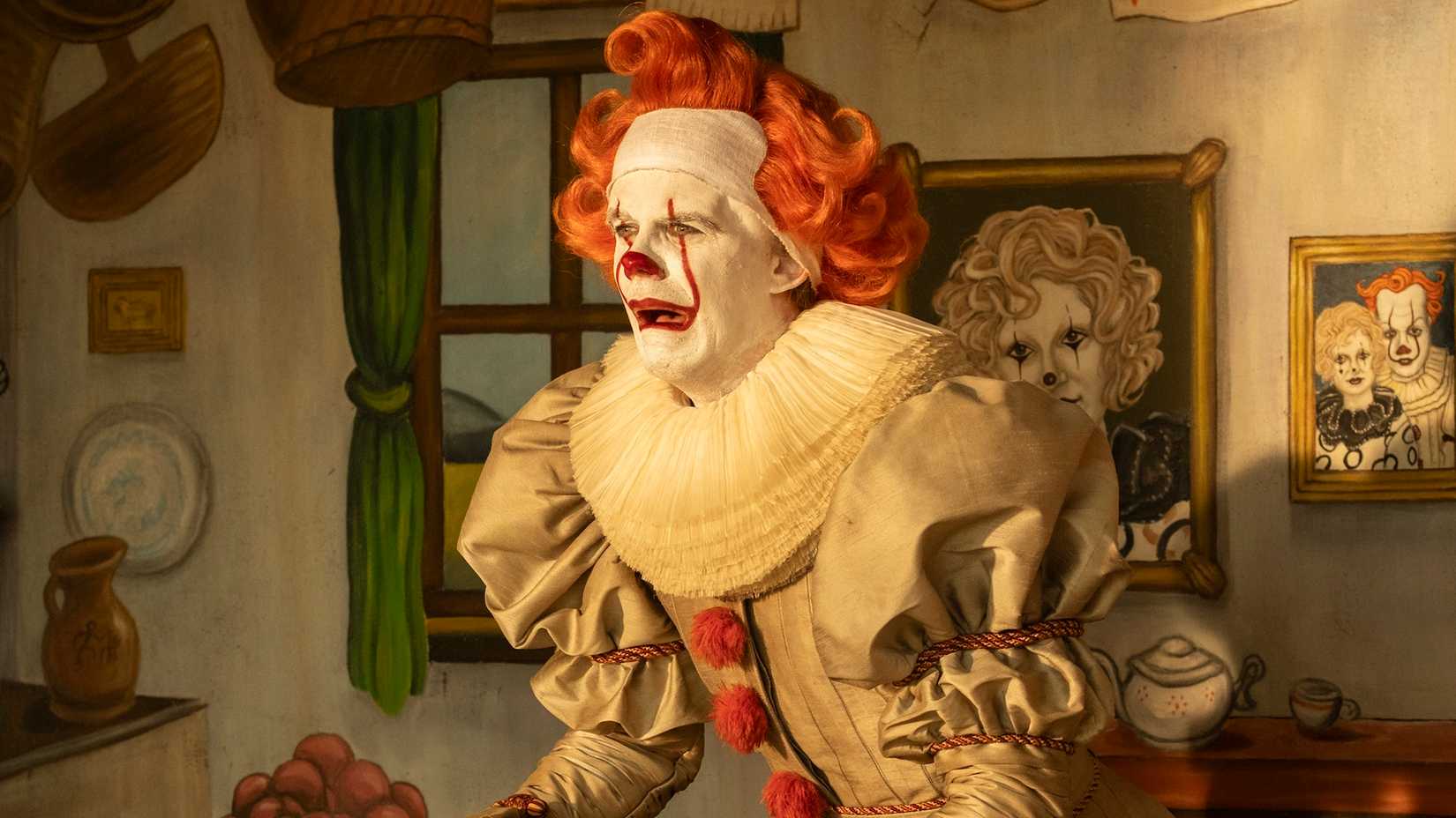 Pennywise fake crying in It Welcome to Derry