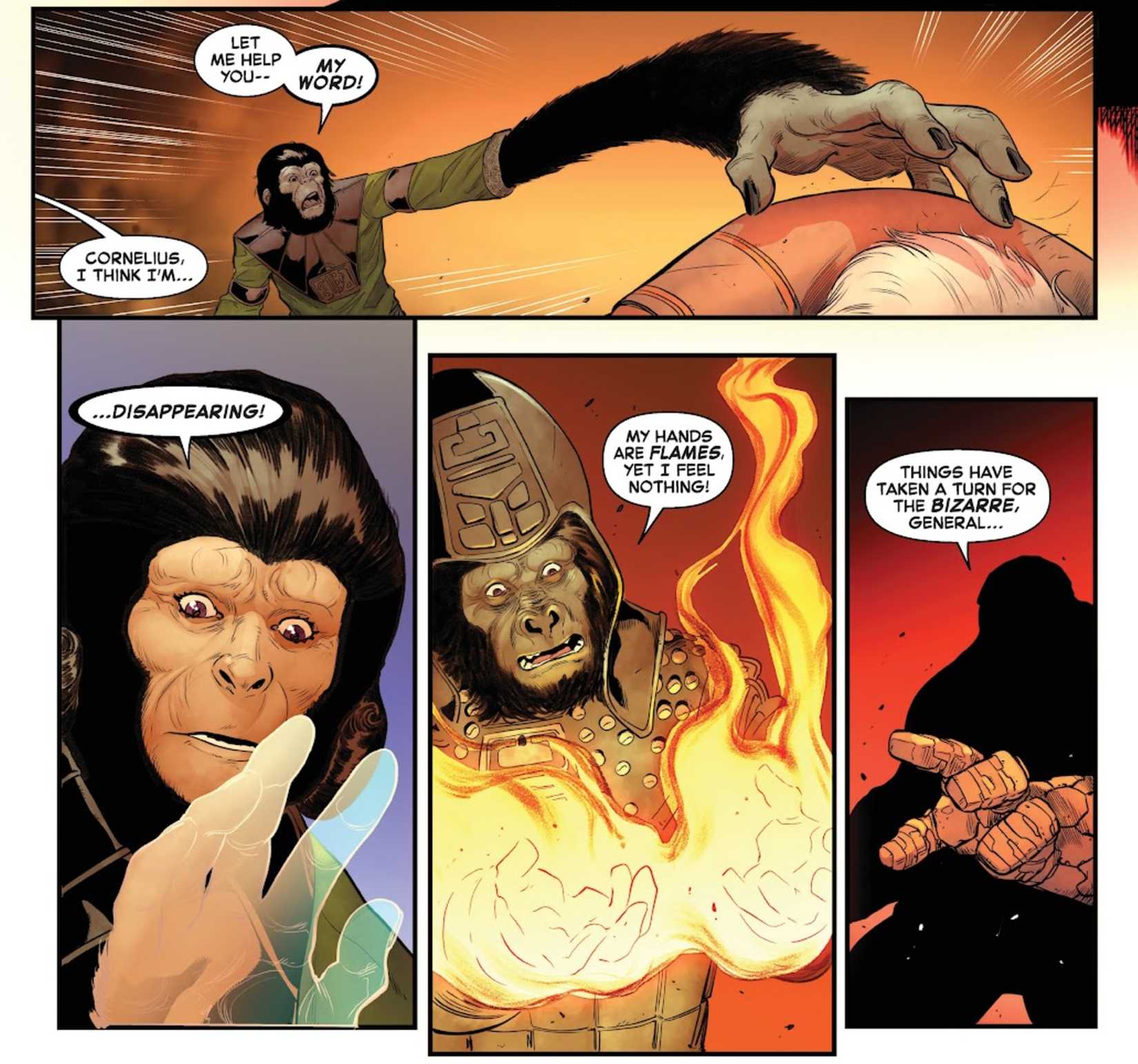 Planet der Affen-Charaktere erlangen fantastische vier Kräfte