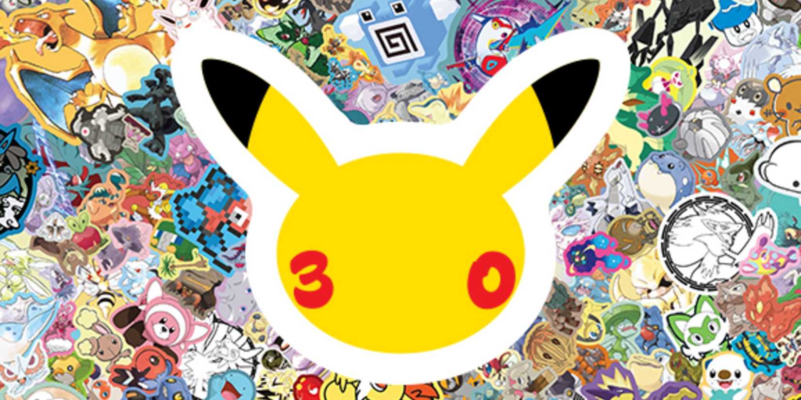 Pokemon 30-Logo von Pikachu