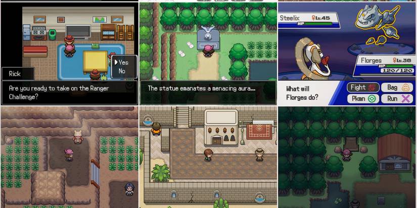 Pokemon Hollow-Menüs