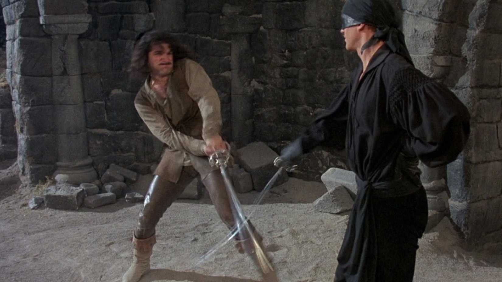 Duelo em A Princesa Prometida entre Inigo e Westley.