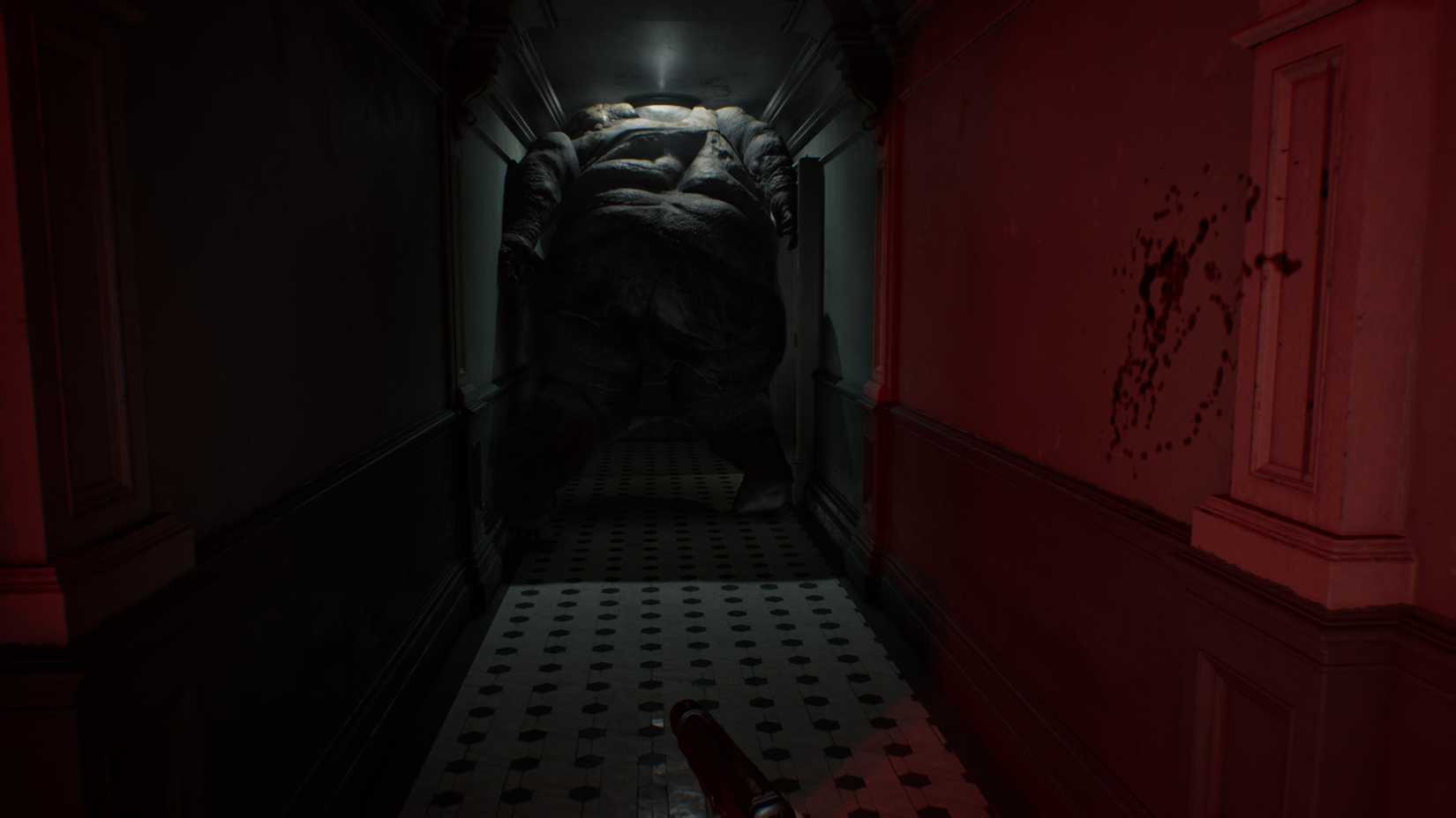 RE9 Giant Enemy in Hallway