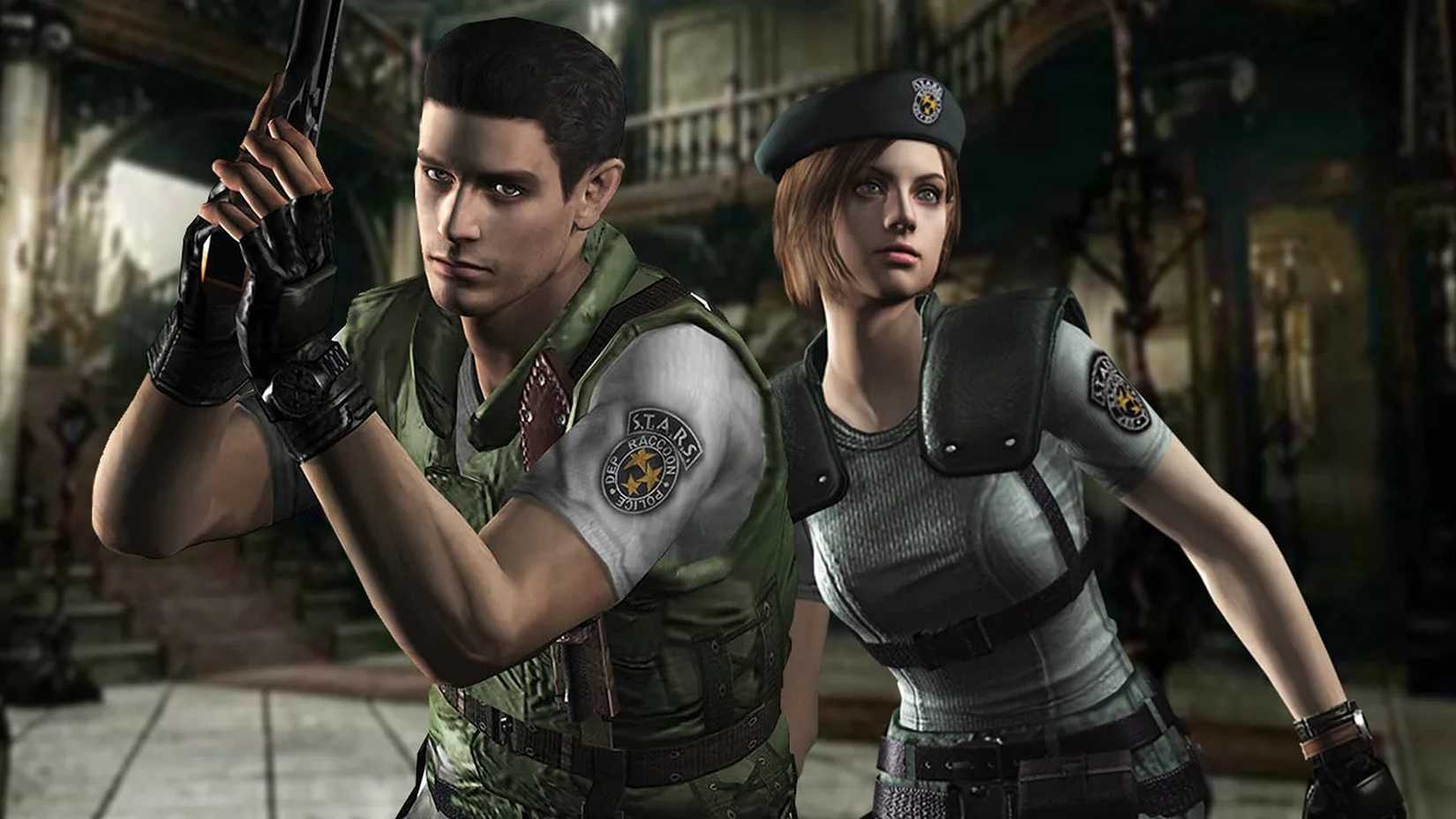 The two main characters in Resident Evil Remake