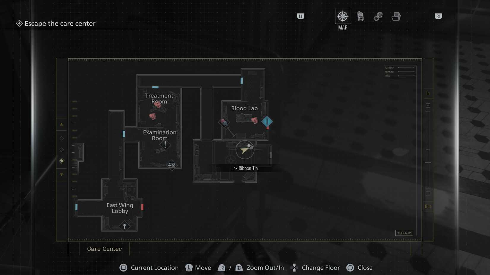 Resident Evil Requiem Blood Lab Ink Ribbon Tin