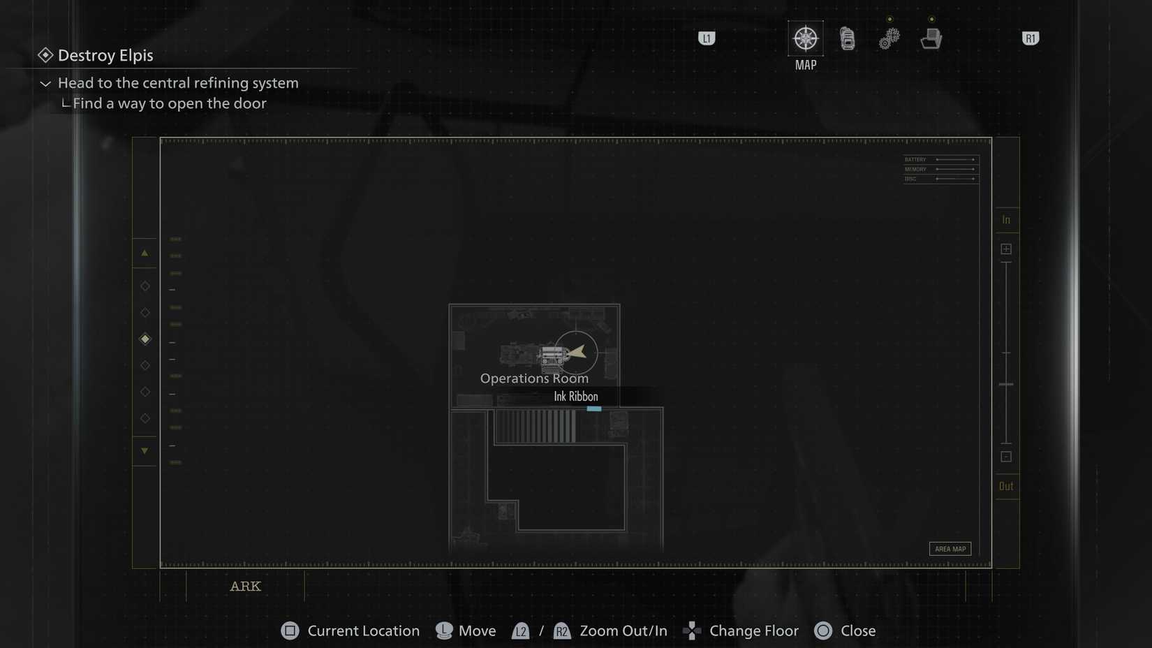 Resident Evil Requiem Operations Room Ink Ribbon