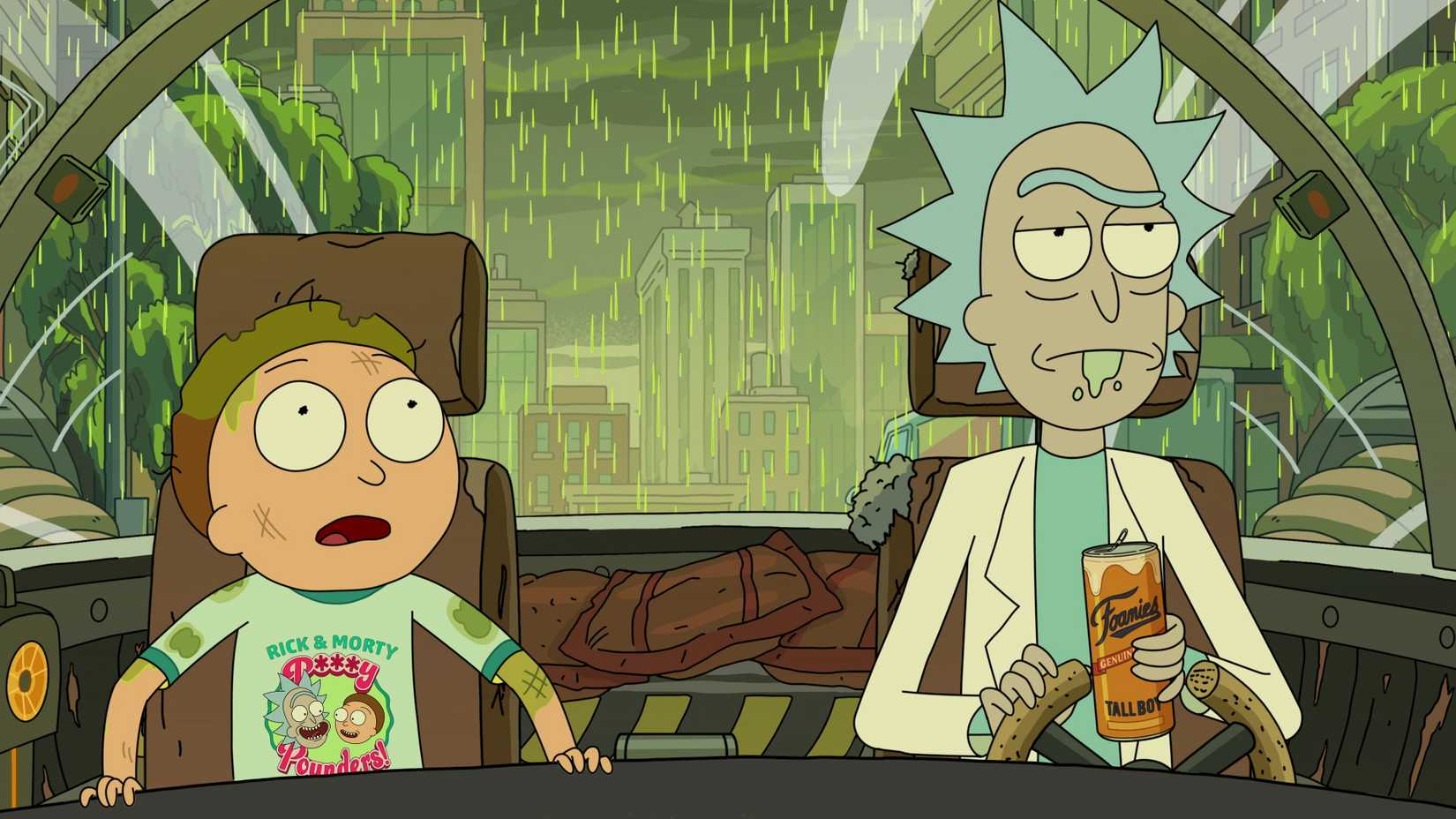 Rick e Morty em cena da nova temporada