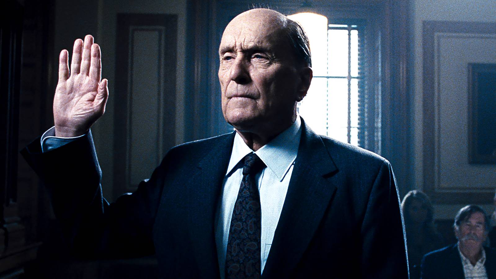 Robert Duvall hebt in „The Judge“ die Hand