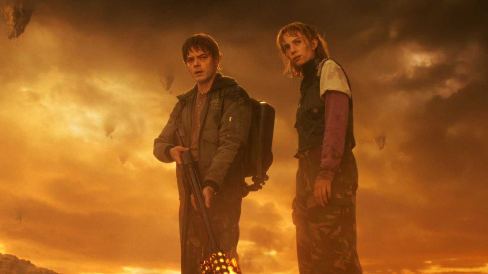 Робин и Джонатан в аду Векны из финала "Stranger Things"