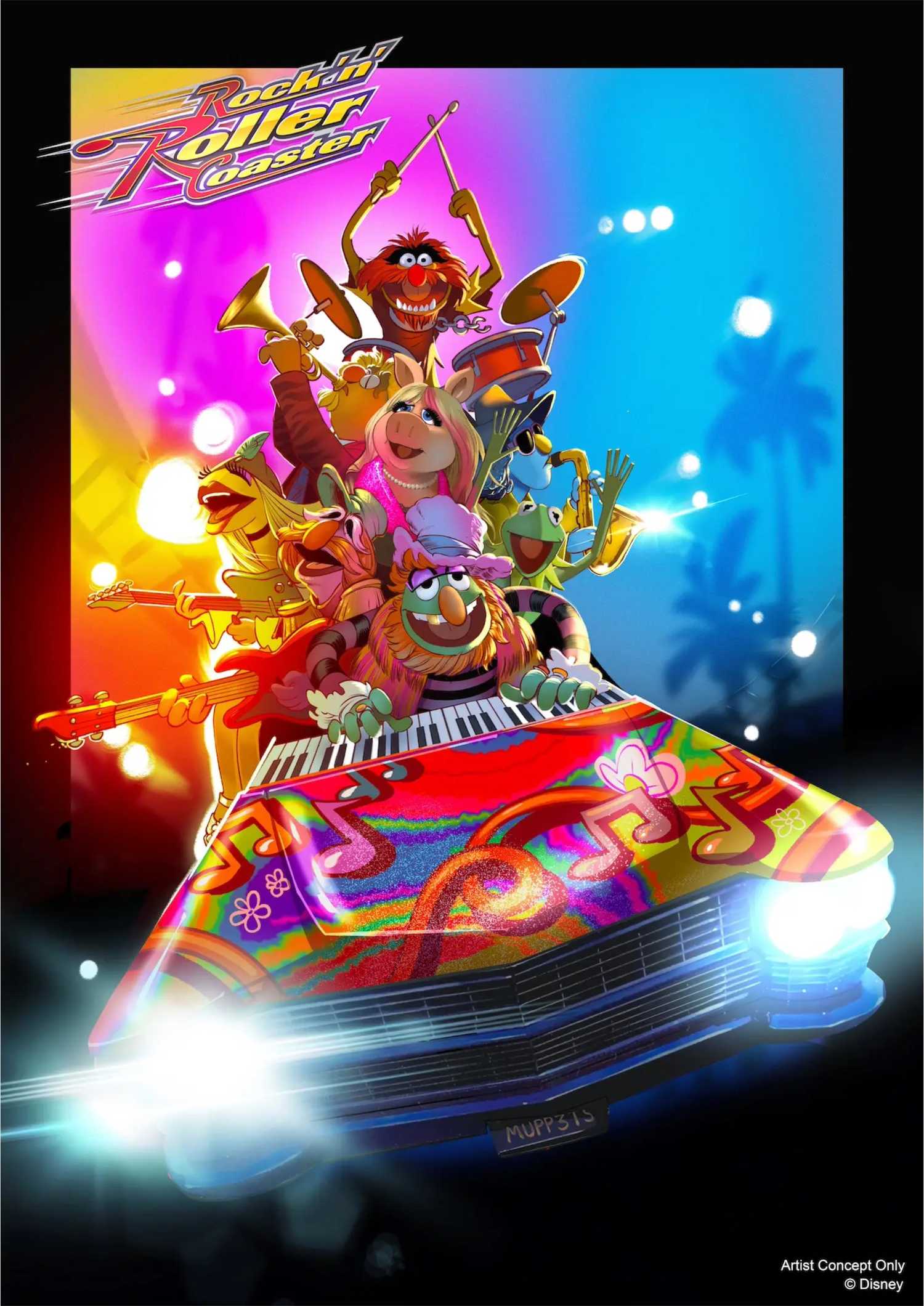 Rock 'n' Roller Coaster Muppets Disney World