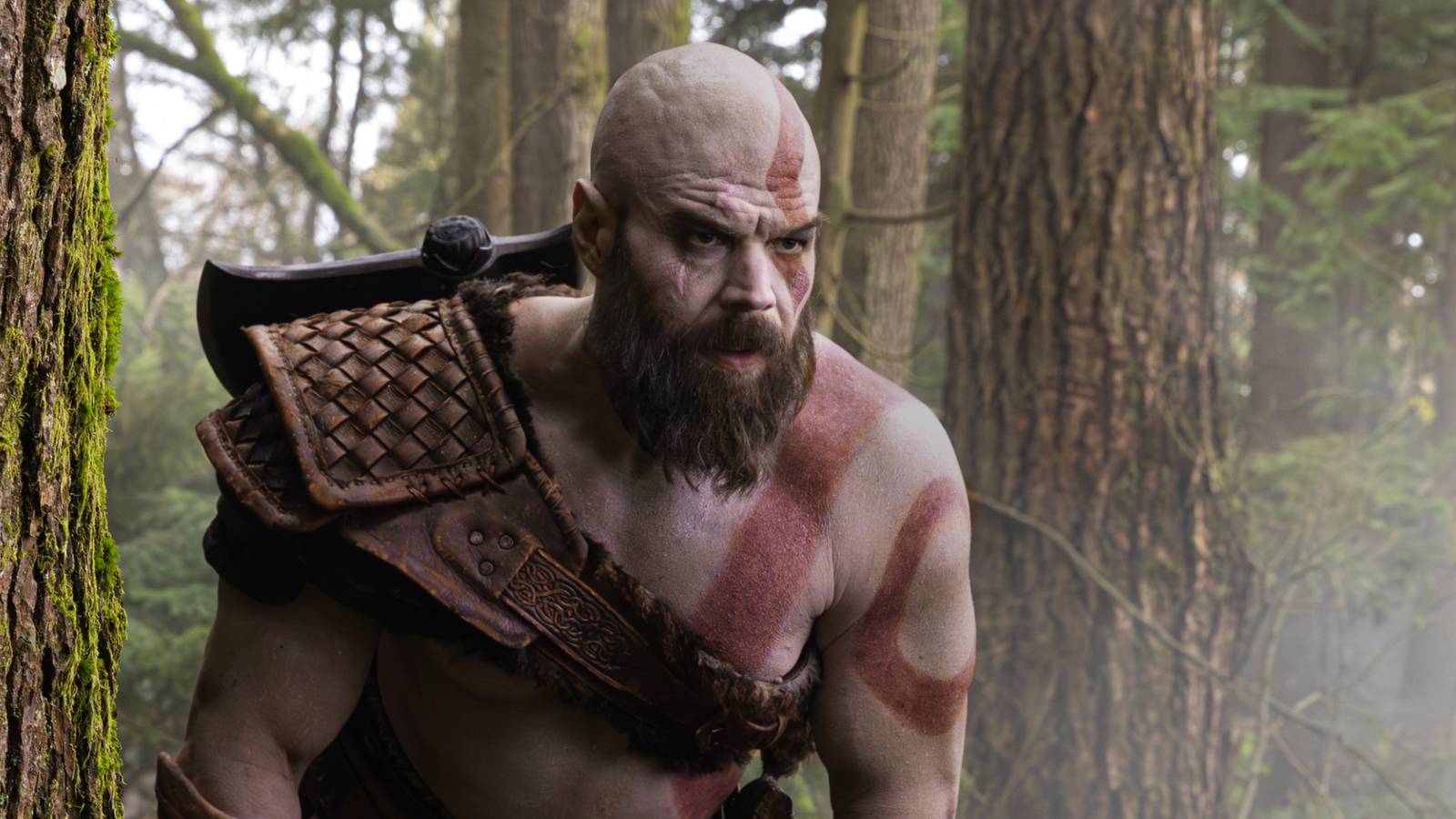 Ryan Hurst as Kratos in the God of War TV show