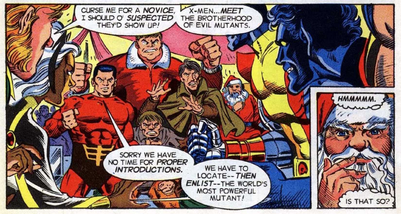 Papai Noel nos quadrinhos X-Men da Marvel