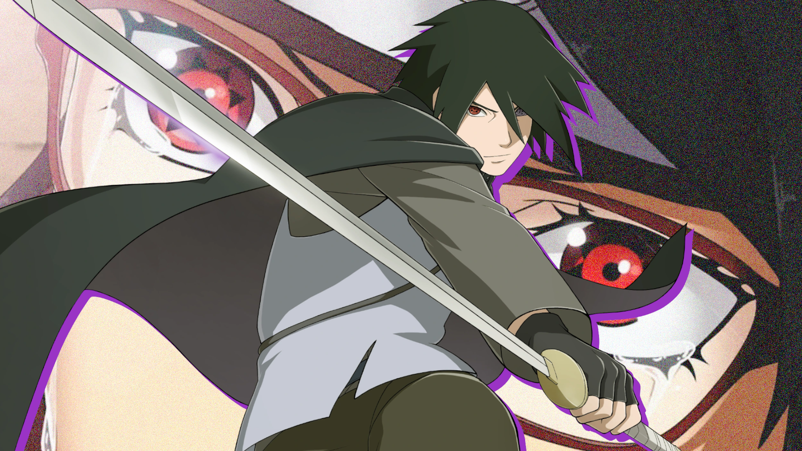 Sasuke and Sarada Uchiha Sharingan Eyes