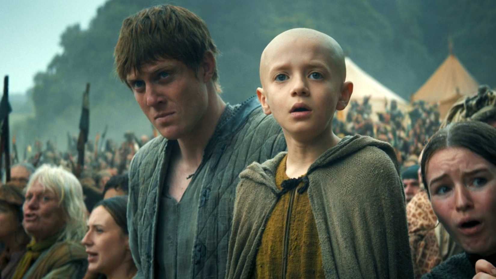 Сер Дъuncan и Эг в шоке от жестокости Эриона в 3-й серии "Knight of the Seven Kingdoms"