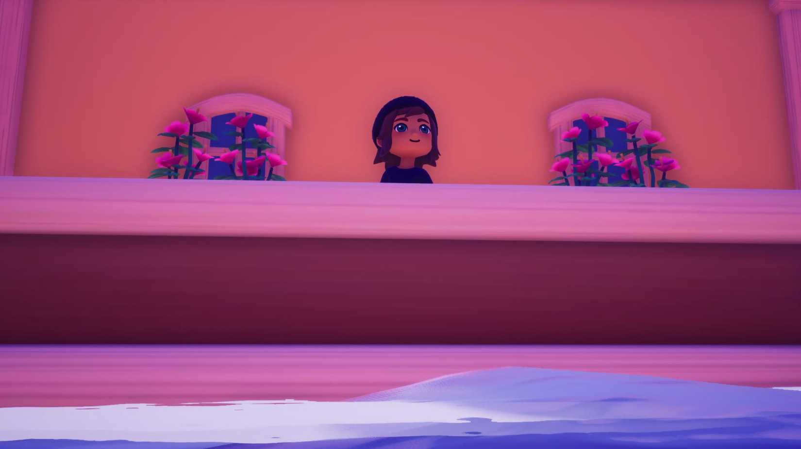 A girl looks over the side of a ship