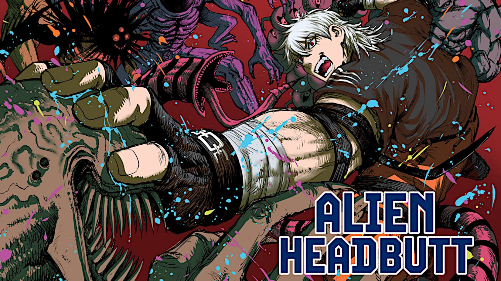 Shonen Jump WWE War of the Worlds manga Alien Headbutt chapter 1 cover