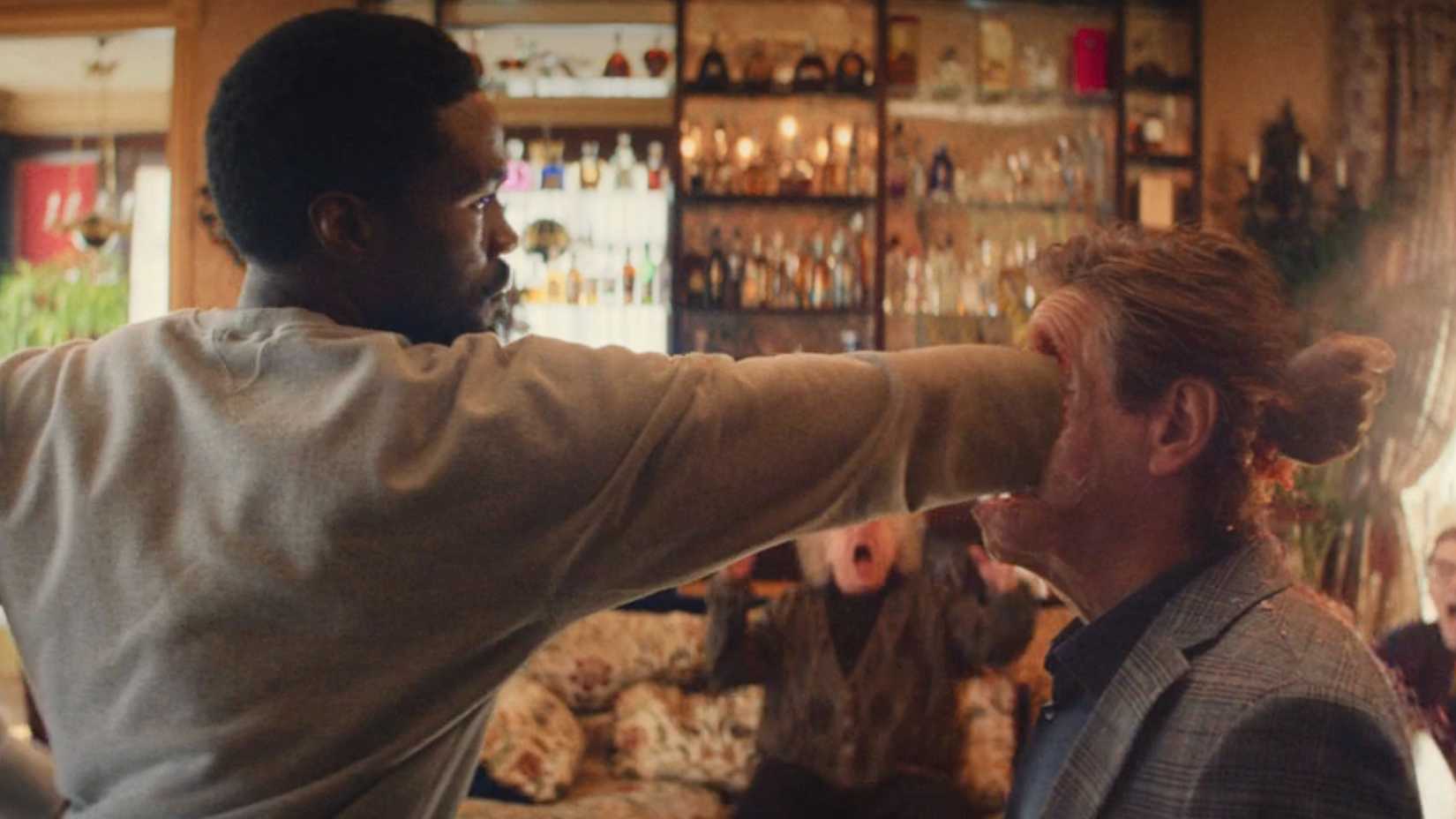 Simon Williams Punching Actor in Wonder Man