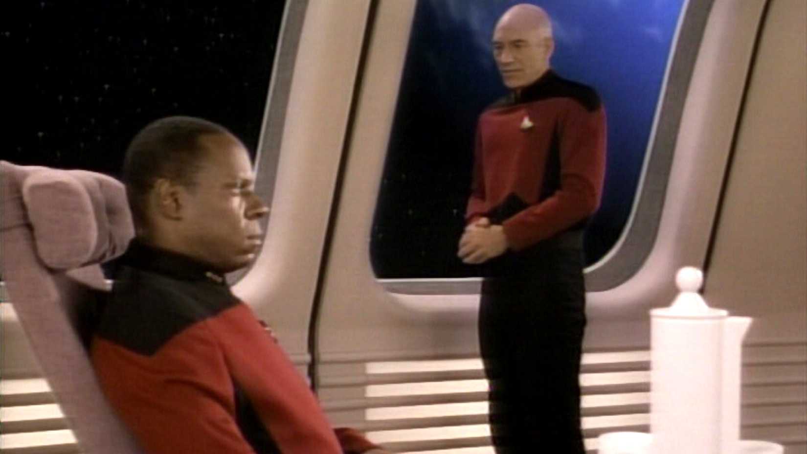 Sisko ist wütend auf Picard
