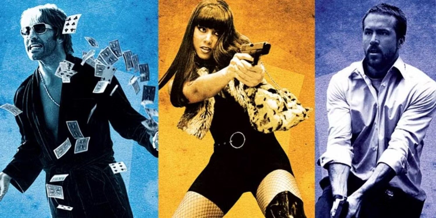 Smokin Aces poster featuring Jeremy Piven, Alicia Keyes and Ryan Reynolds