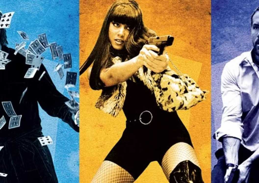 Smokin Aces poster featuring Jeremy Piven, Alicia Keyes and Ryan Reynolds