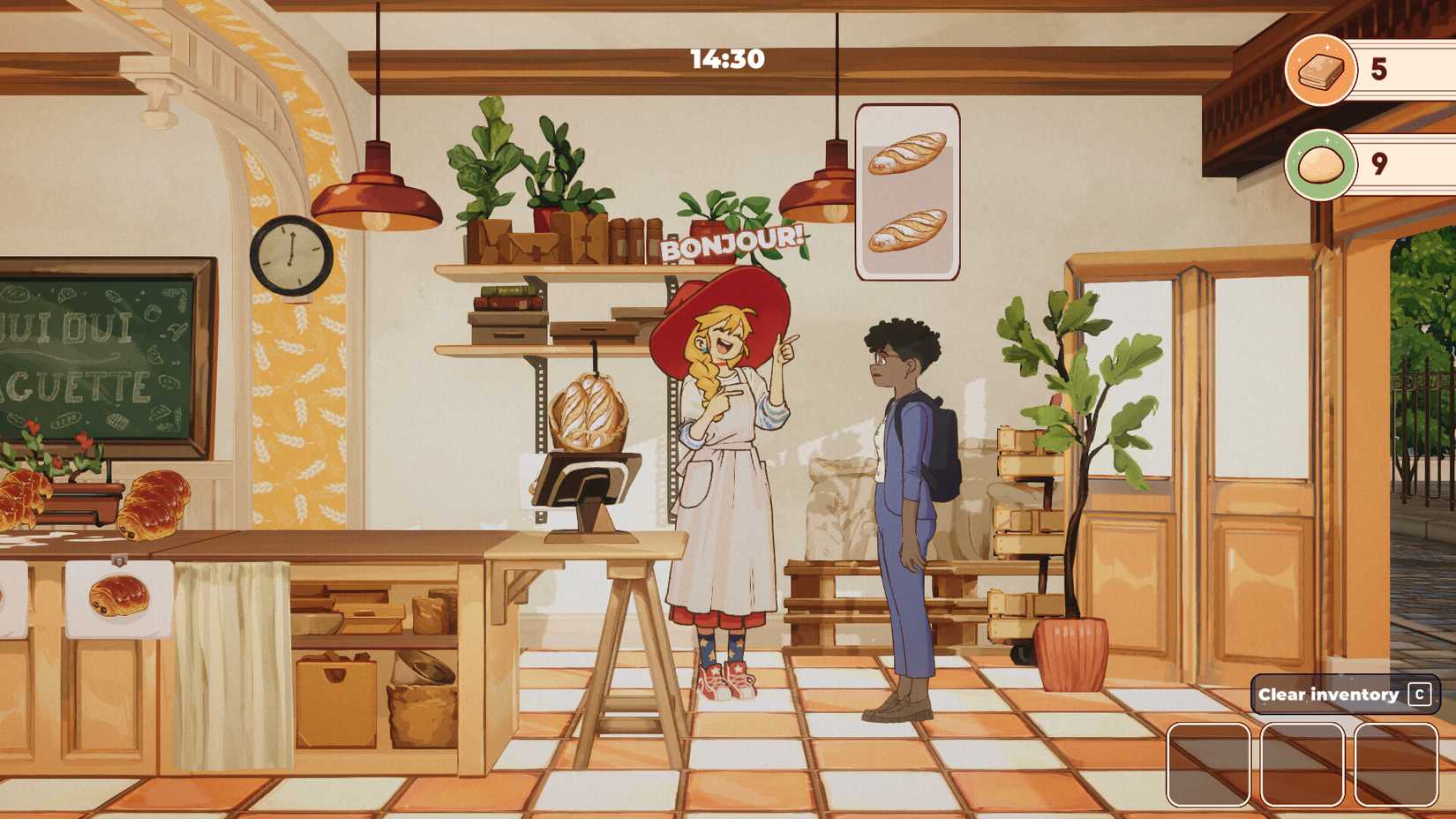 Image shows gameplay from The Witch's Bakery