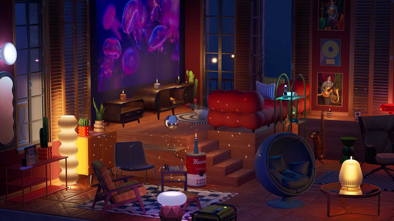 Image shows gameplay from Hozy demo