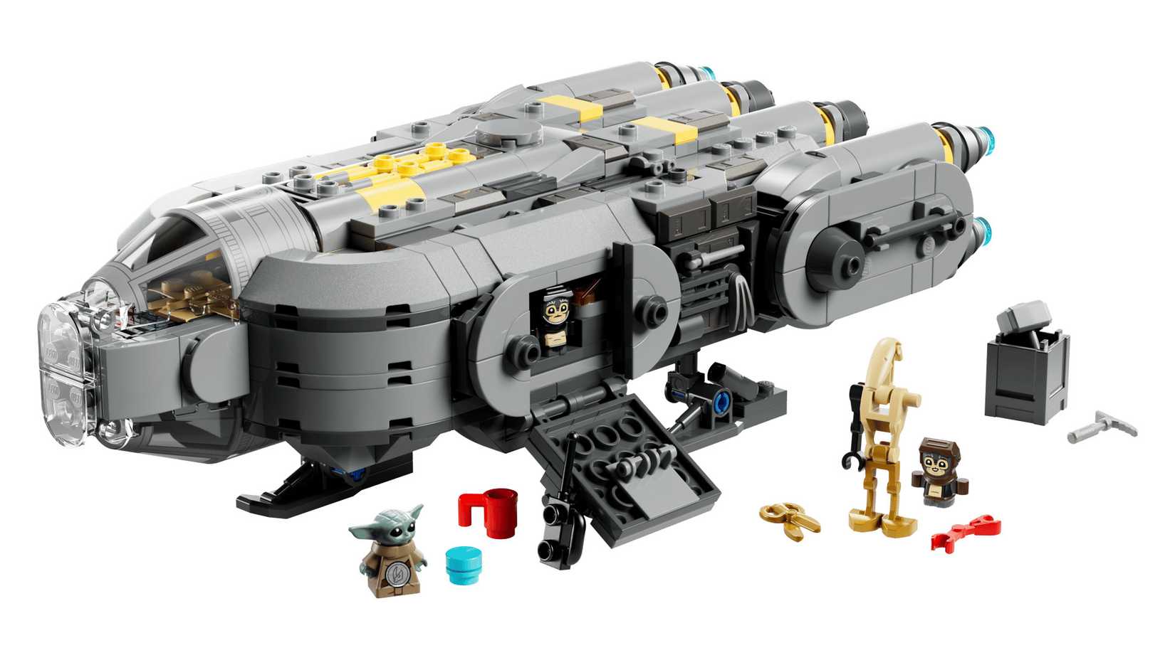 LEGO Star Wars: Nave Anzellana set para The Mandalorian and Grogu.
