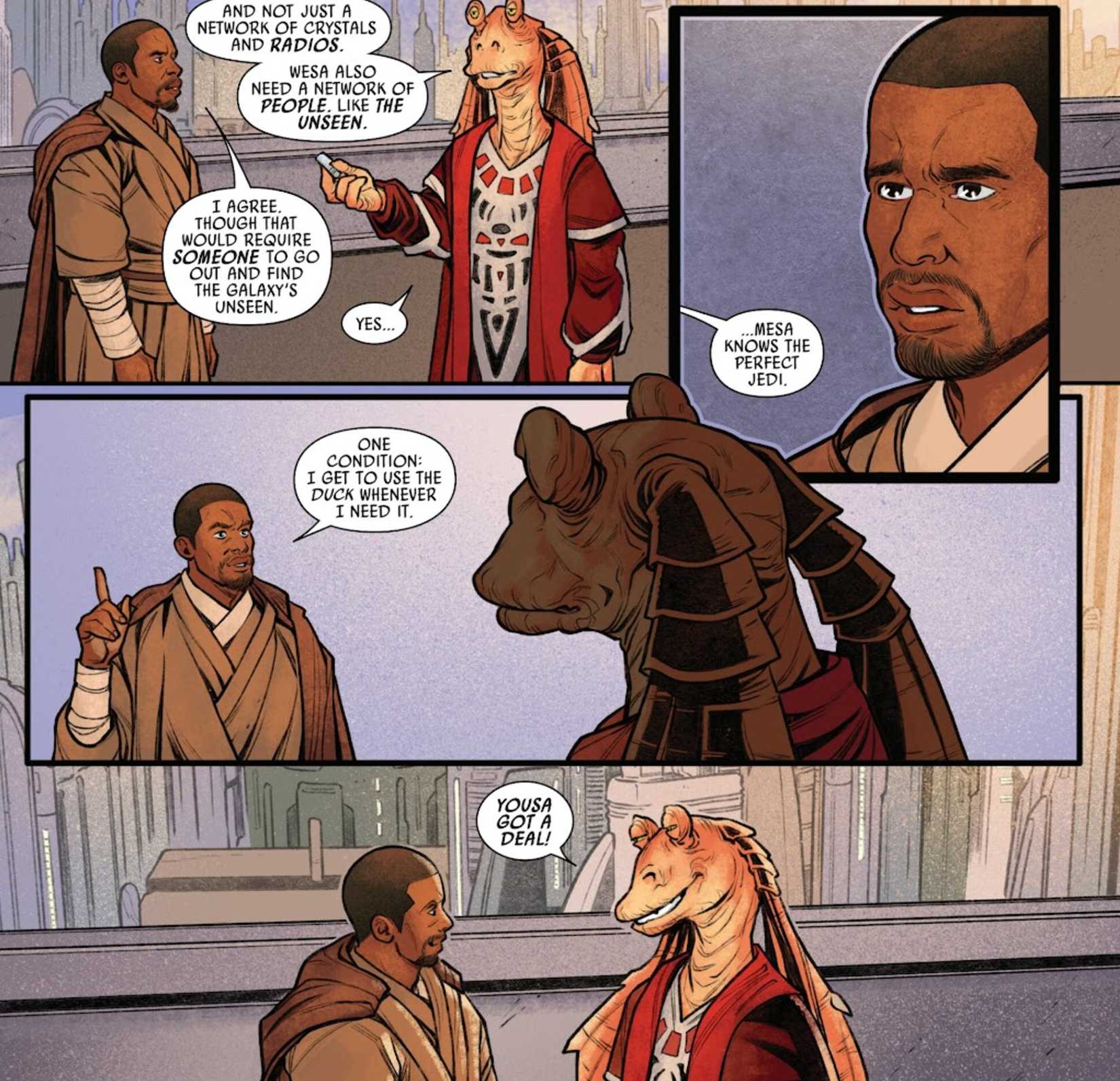 star wars' emperor palpatine empowers jar jar binks as his voice 3