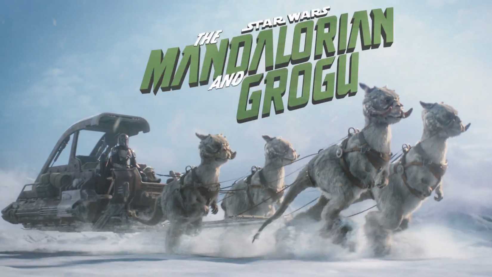 Star Wars Mandalorian und Grogu mit Taun Tauns