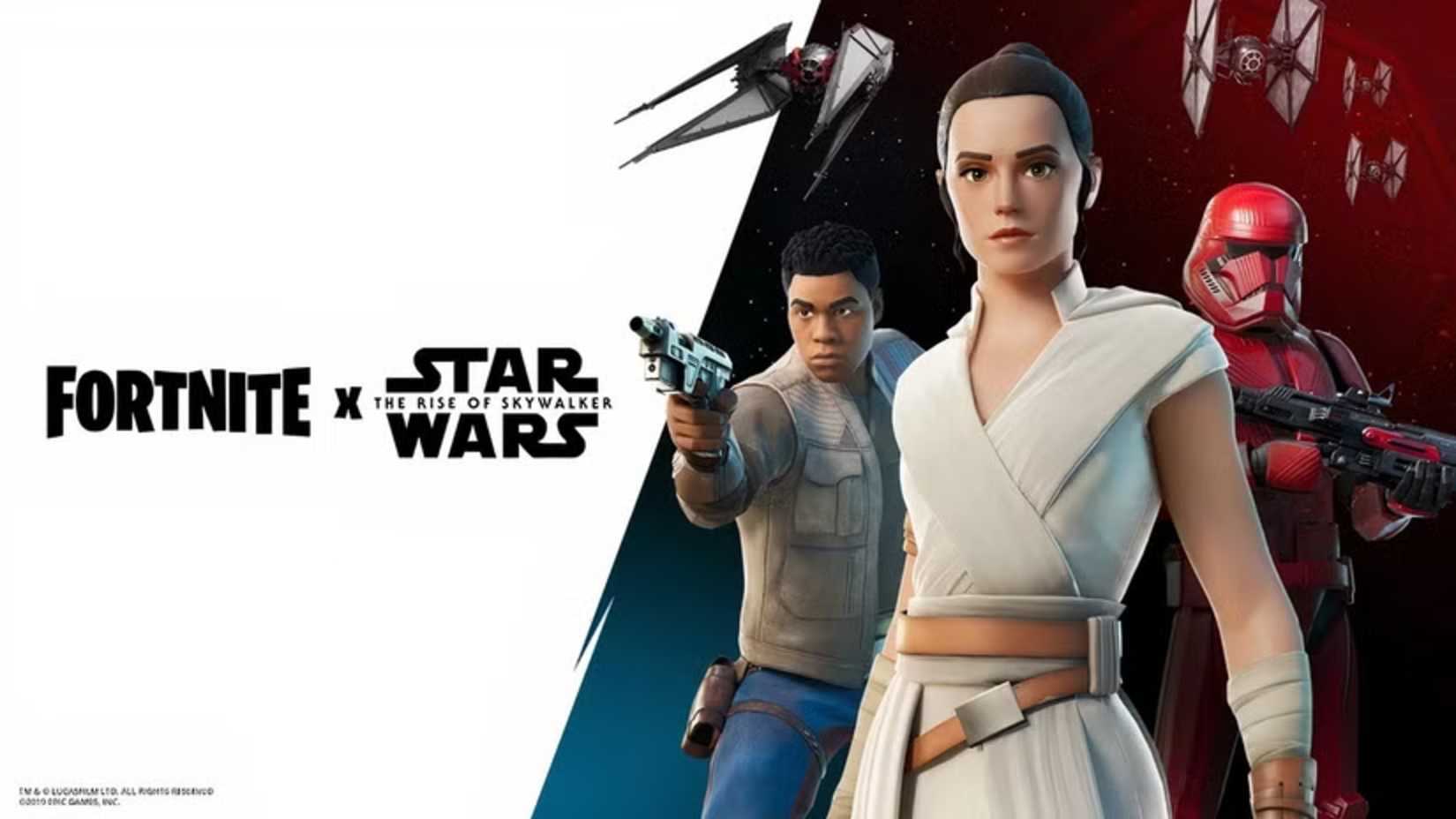 star wars rise of skywalker fortnite promo art