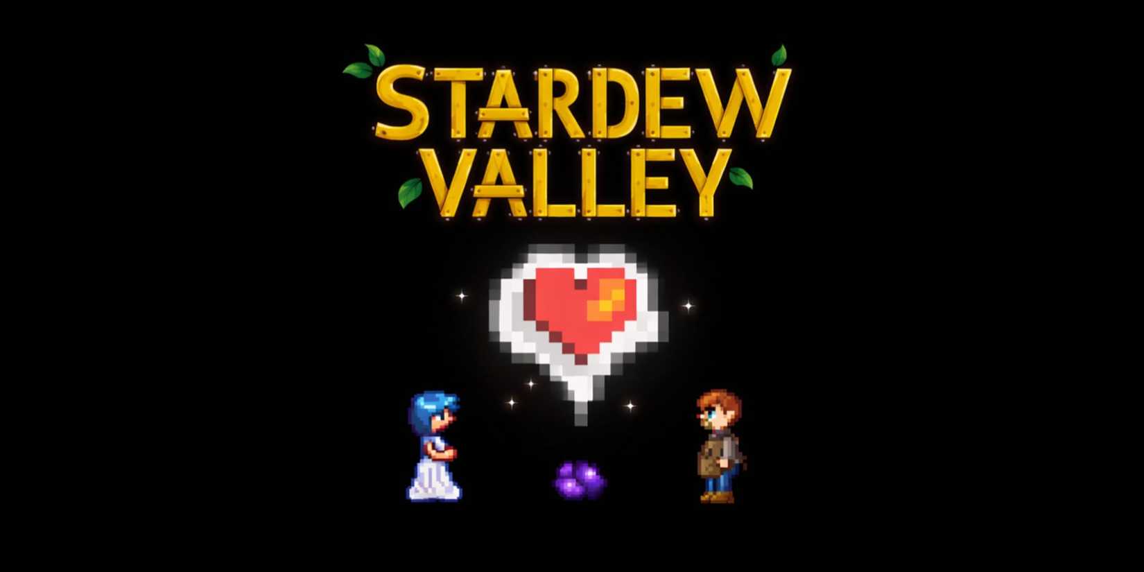 Stardew Clint and Emily with title text