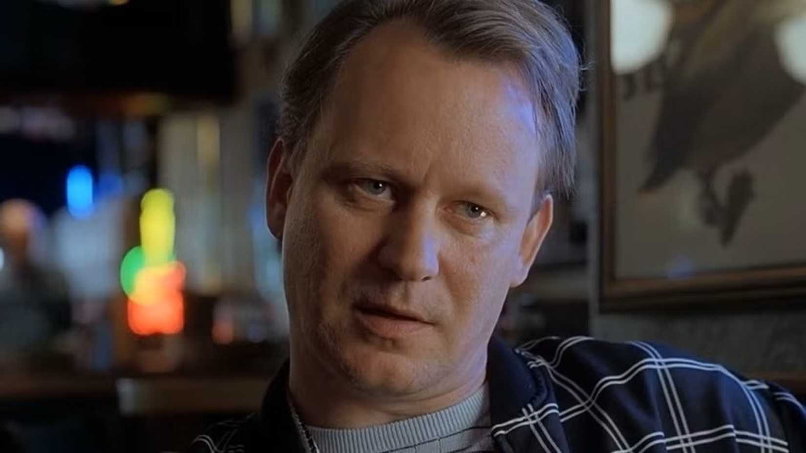 Stellan Skarsgard in a bar in Good Will Hunting