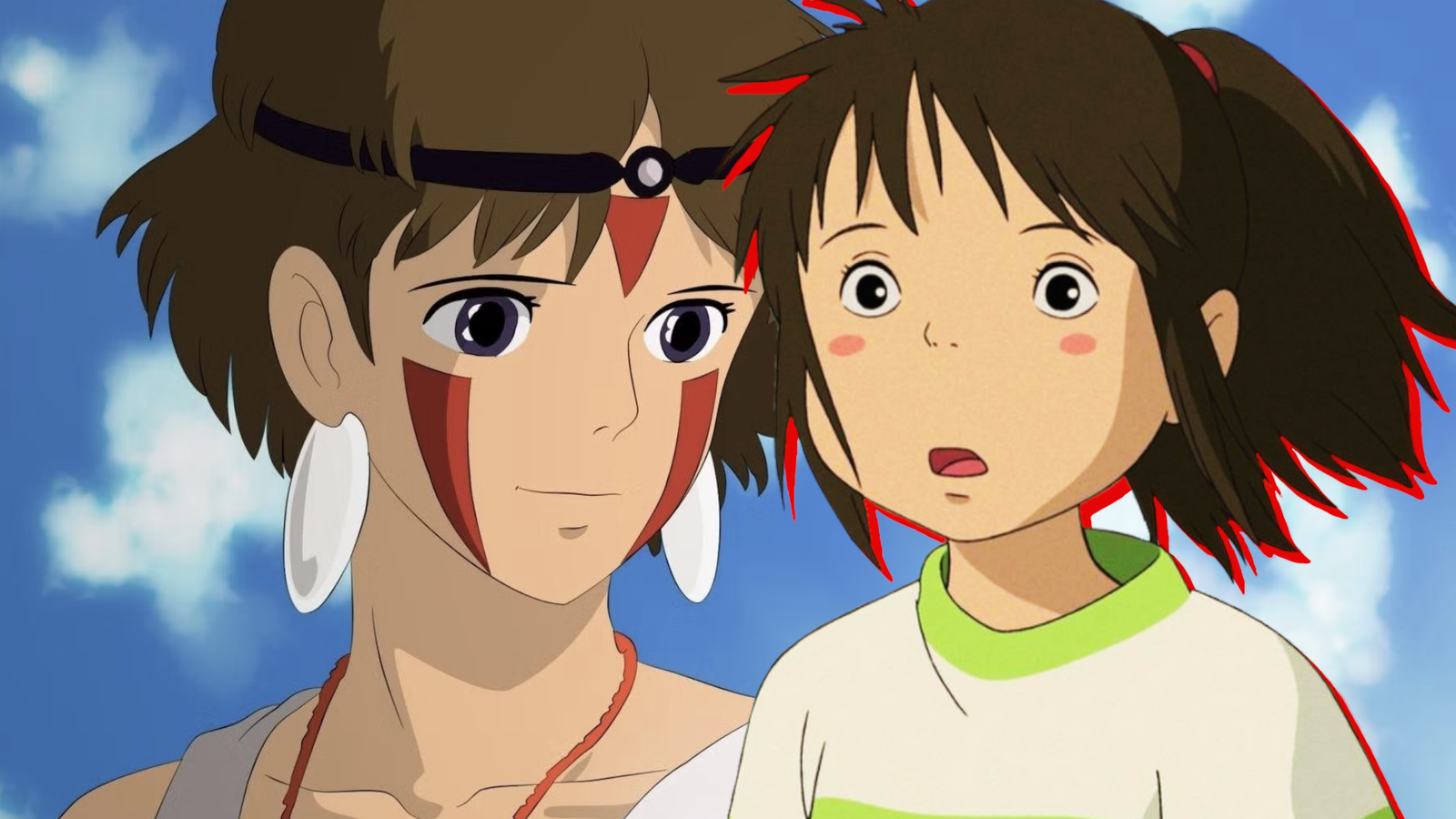 Studio Ghibli Princess Mononoke and Spirited Away