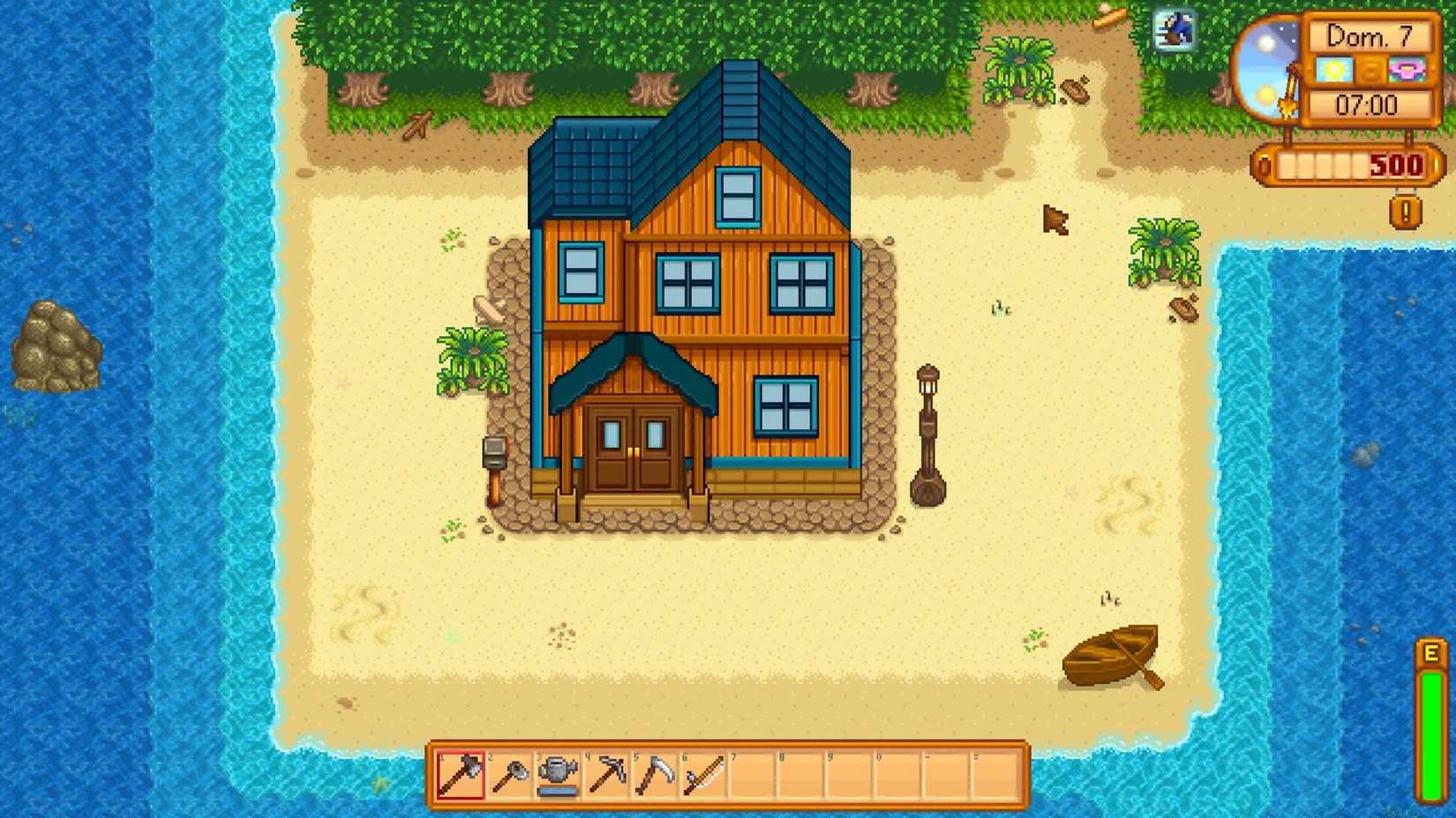 Sunrise Apartments Haus im Stardew Valley