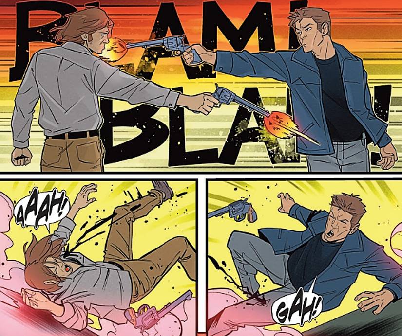 Supernatural #5, Sam and Dean Winchester shoot each other