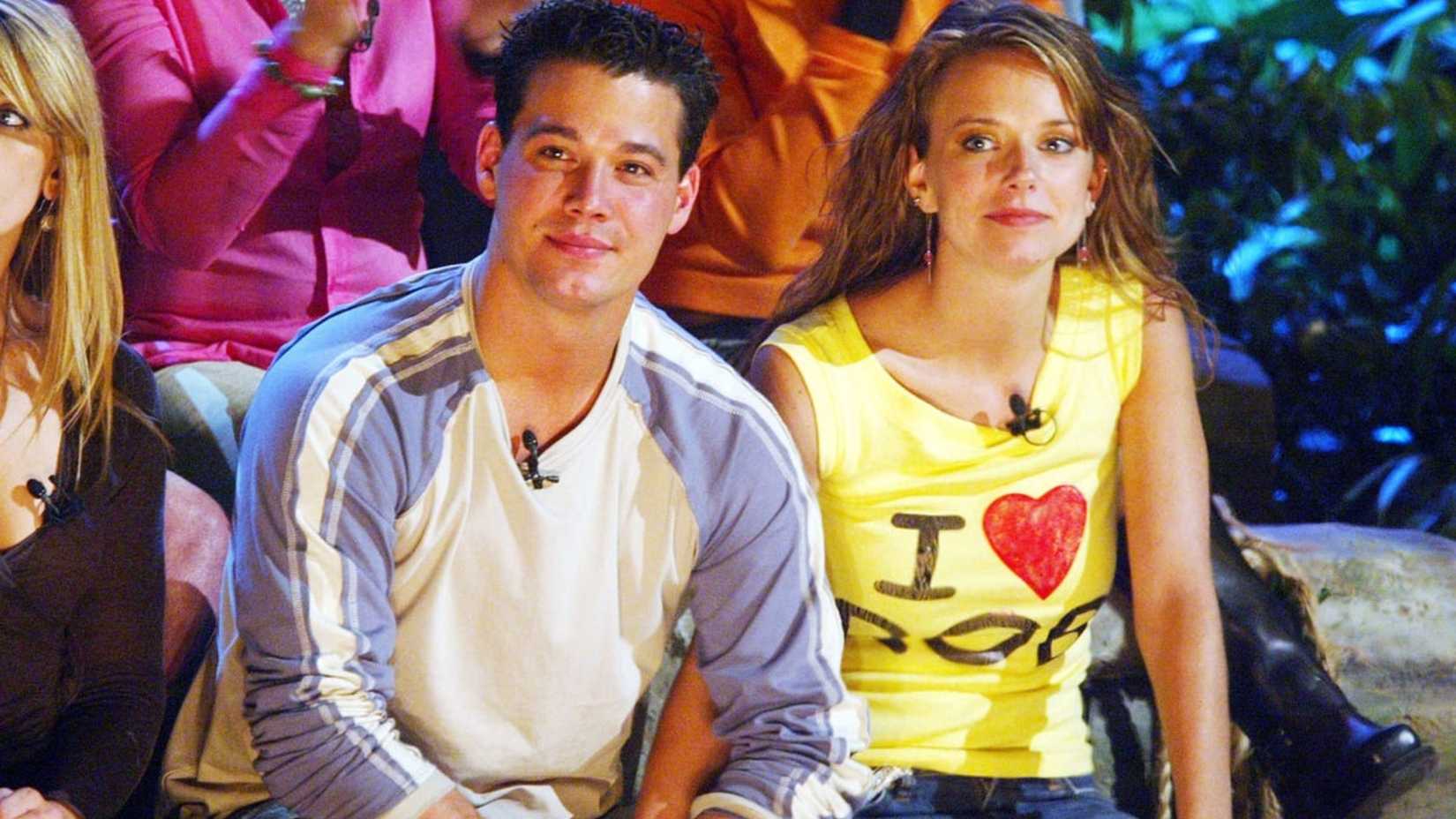 Rob e Amber Mariano durante a final de Survivor: All Stars.