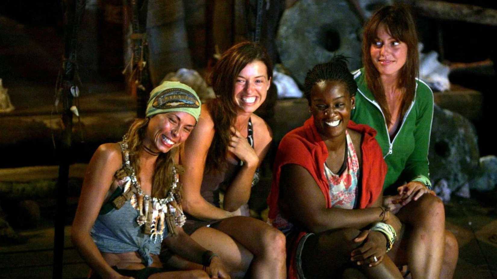 O quarteto final de Survivor: Micronesia.