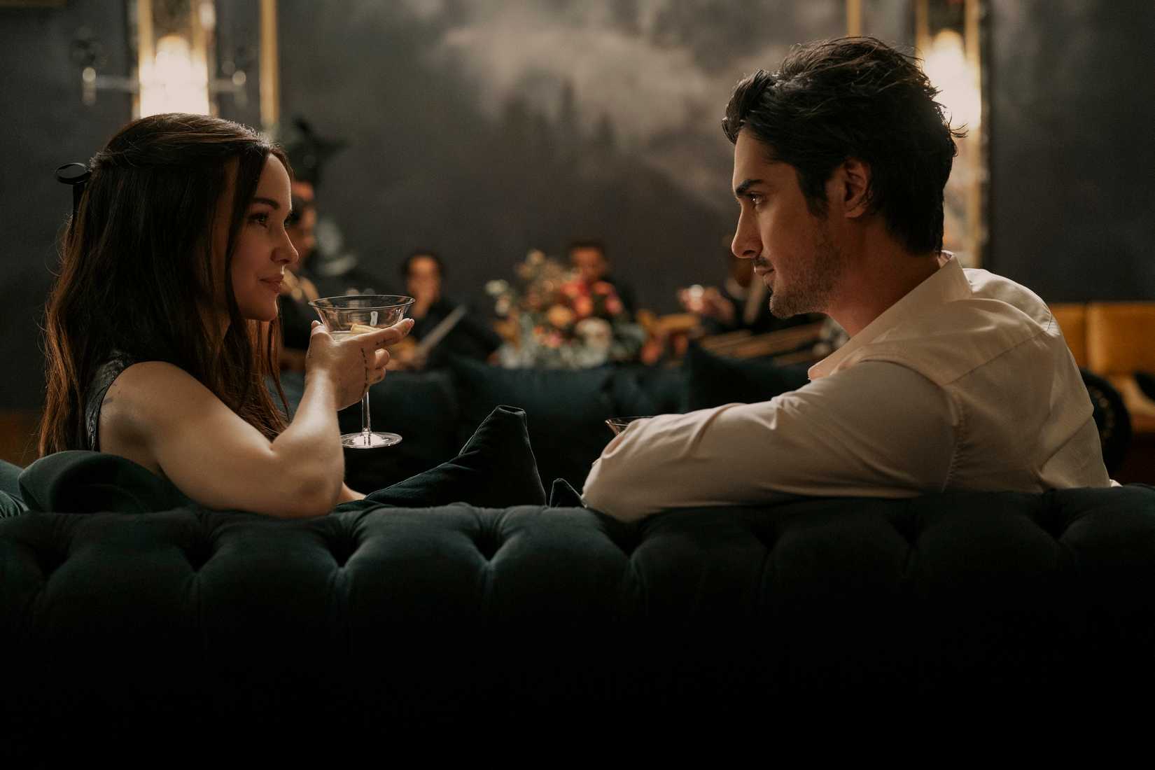 56 DAYS, from left: Dove Cameron, Avan Jogia, (Season 1, premiered Feb. 18, 2026). photo: Philippe Bosse / ©Amazon/MGM Studios